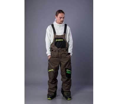 Штаны для сноуборда 2Day Freeride Bib Olive
