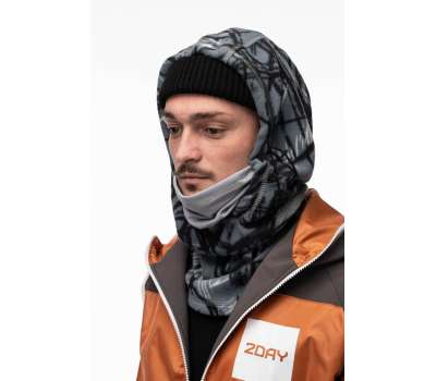 2DAY Volcano Hood 2.0 Grey Camo