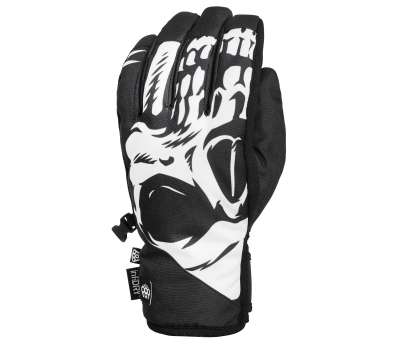 Сноубордические перчатки 686 Ruckus Pipe Glove Black Reaper