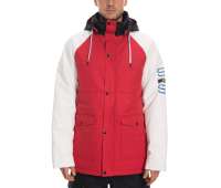 Сноубордическая куртка 686 Blend Insulated Jacket Red Colorblock