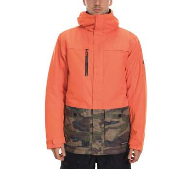 Сноубордическая куртка 686 Anthem Insulated Jacket Solar Orange Colorblock