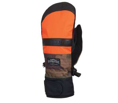 Сноубордические варежки 686 Infiloft Recon Mitt Rusty Orange Clrblk