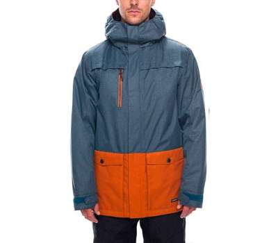 Сноубордическая куртка 686 Anthem Insulated Bluesteel Melange