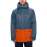 Сноубордическая куртка 686 Anthem Insulated Bluesteel Melange