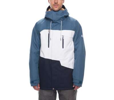 Сноубордическая куртка 686 Geo Insulated Bluesteel Colorblock