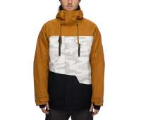 Сноубордическая куртка 686 21/22 Geo Insulated Golden Brown Colorblock