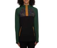 Флис - Худи 686 21/22 Woman's Hemlock Fleece Pine Green Colorblock