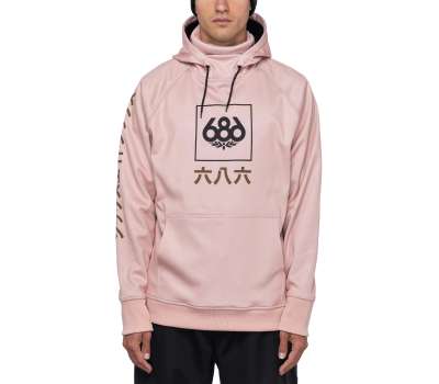 Худи 686 22/23 Bonded Fleece Pullover Himalayan Pink