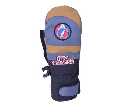 Сноубордические варежки 686 23/24 Infiloft Recon Mitt Grateful Dead Indigo Denim