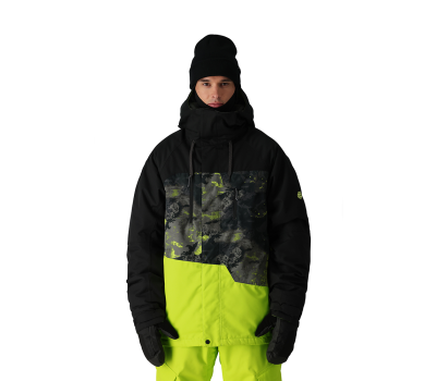 Сноубордическая куртка 686 24/25 Geo Insulated Black Colorblock