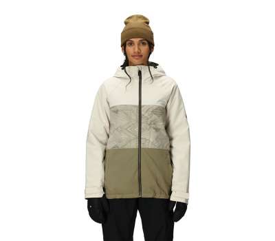 Куртка 686 25/26 Women's Athena Insulated Jacket - Limestone Colorblock
