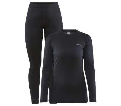 Термобілизна жіноча Craft Core Warm Baselayer Set 22-23 - Black
