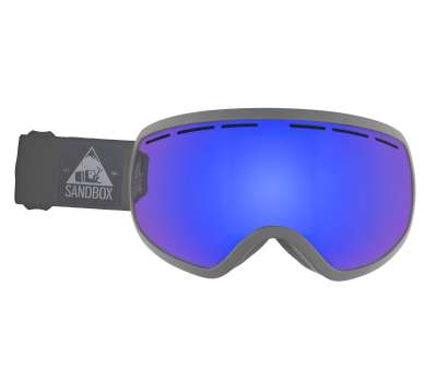 Сноубордическая маска SandBox THE BOSS Grey With Blue Chrome Lens