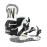 Крепления для сноуборда UNION 22 Contact Pro White Scoot Stevens