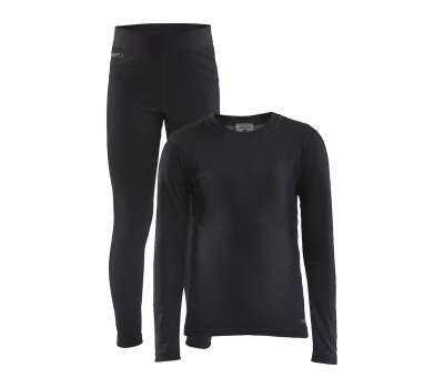 Термобелье Junior 22-23 Craft Core Dry Baselayer Set Black