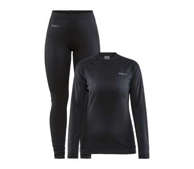 Термобілизна жіноча 22-23 Craft Core Dry Baselayer Set Black