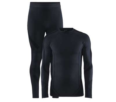 Термобелье мужское Craft Core Dry Fuseknite Set Black