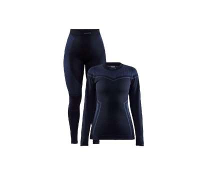 Термобелье женское Craft Core Dry Fuseknite Set Black