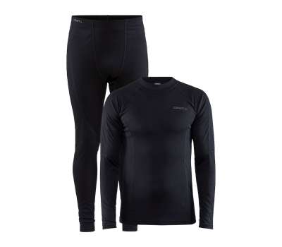 Термобелье мужское Craft Core Warm Baselayer Set - Black