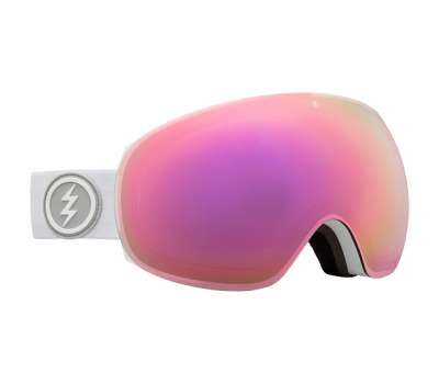 Маска для сноуборда Electric 19/20 EG3.5 Matte White Brose/Pink chrome