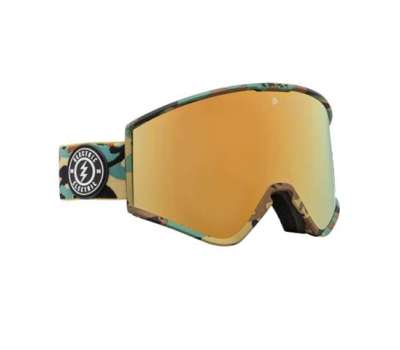 Маска для сноуборду Electric 19/20 Kleveland Camo brose/Green chrome