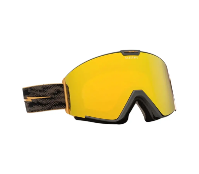 Маска для сноуборда Electric 24/25 KABRU - Fog Black Gold/Auburn Gold + LENS
