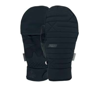 Сноубордичні рукавиці POW 25/26 Versa Windstopper Flip Mitt - Black
