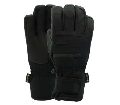Сноубордичні рукавиці POW 25/26 Wayback GTX Short Glove - Leather Black