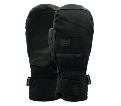 Сноубордичні рукавиці POW 25/26 Wayback GTX Short Mitt - Leather Black