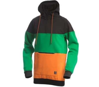 Худи SWHK Exception Black Green Orange