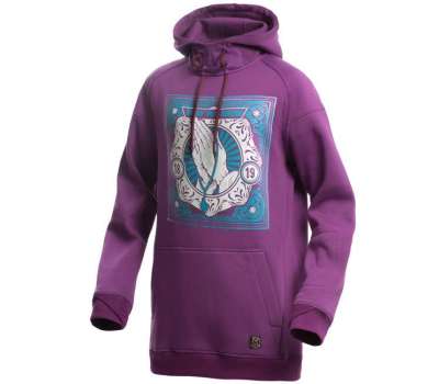 Худи SWHK Minimal In Purple Neon