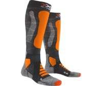 Термошкарпетки X-Socks Ski Touring Silver 4.0 - Anthracite Melange / Orange Flou