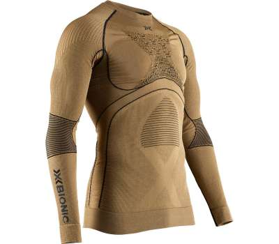 Термобелье мужское X-Bionic Radiactor 4.0 Round Neck Gold/Black