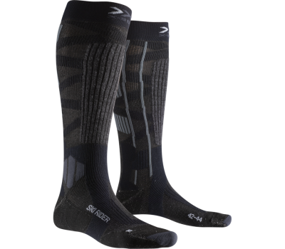 Термошкарпетки X-Socks Ski Rider Silver 4.0 - Dark Grey Melange / Black