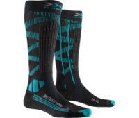 Термошкарпетки X-Socks Ski Rider 4.0 Women - Dark Grey Melange / Water Green